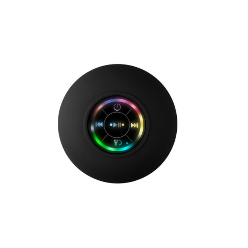 LED Bluetooth Waterproof Speaker Black