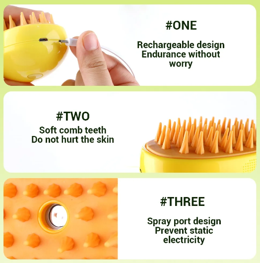 Pet Steam Brush