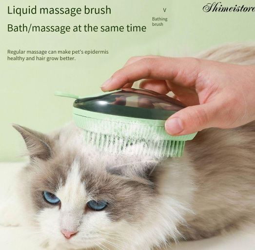 Pet Silicone Shower Brush