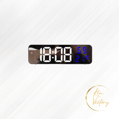 Digital Wall Clock Blue