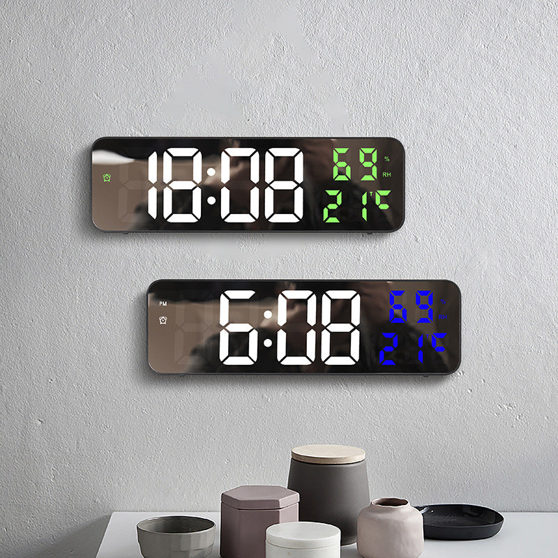 Digital Wall Clock in use