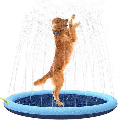 Spot dog water spray pad PVC inflatable water spray pad pet bathing pad outdoor water play