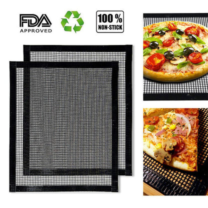 Outdoor BBQ Teflon Non-stick Grid Mat Mesh Grid Grill BBQ BBQ BBQ Mat Grill Net