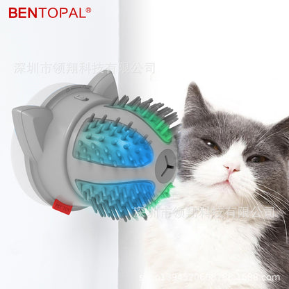 Bontop--P24 Electric Cat Brush Catnip LED Cat Toy Cat Massager 2022